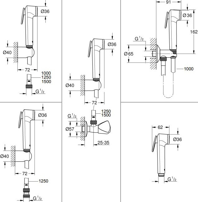 Разобрать душа grohe. 26175001 Grohe. Устройство лейки для гигиенического душа Grohe Vitalio Trigger Spray 30. Grohe 0608-02.