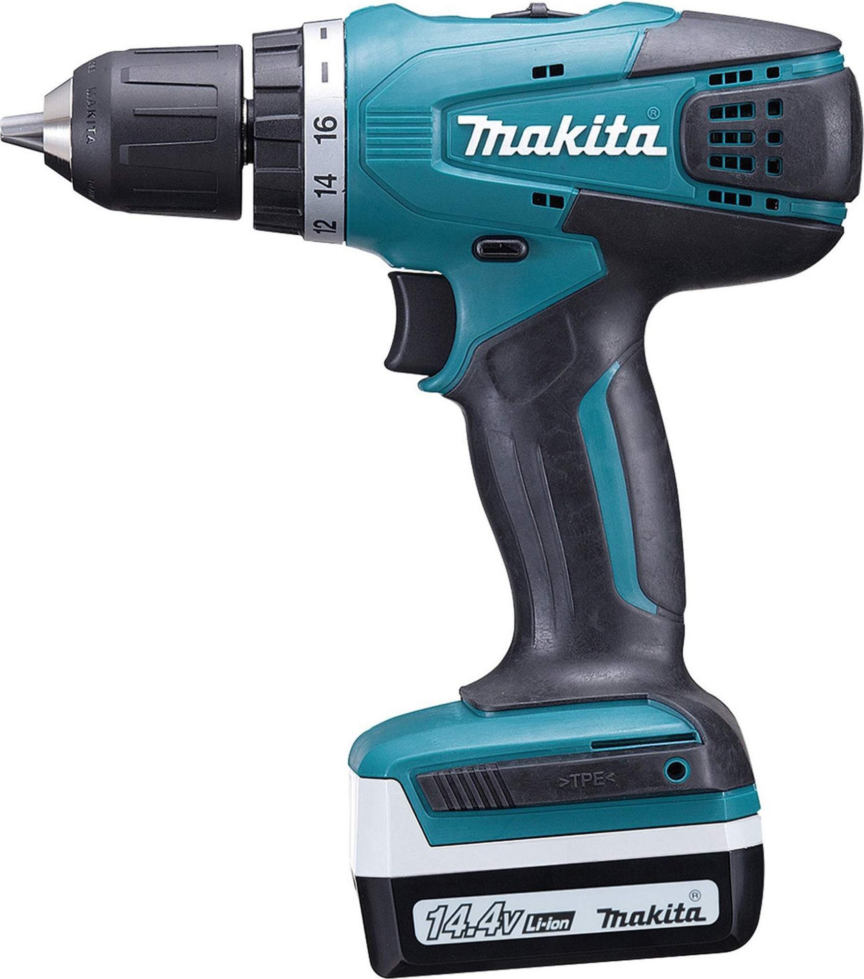 Дрель-шуруповерт аккумуляторная MAKITA DF 347DWE Li-Ion 2 шт 14 В 1,5 А/ч —  цена в Старом Осколе, купить в интернет-магазине, характеристики и отзывы,  фото